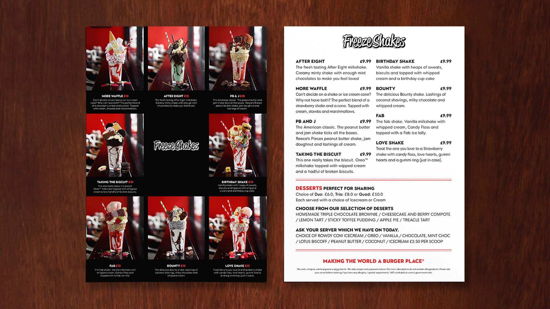 Freezeshake-Menu-Design Freezeshake Menu Design
