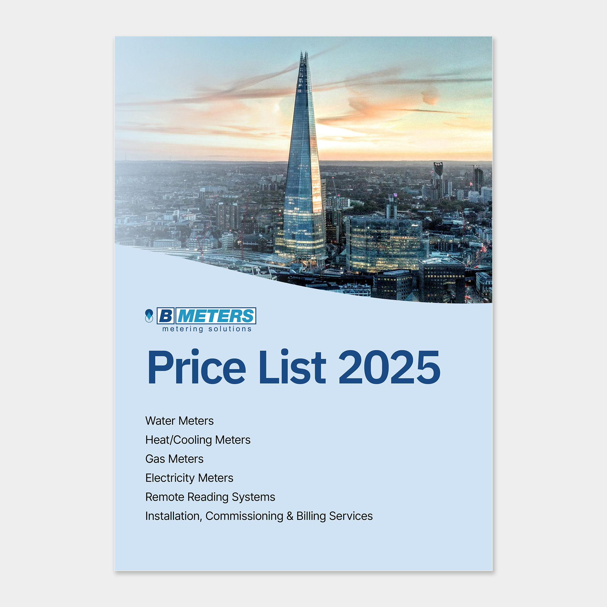 B Meters UK New Price List B Meters UK New Price List